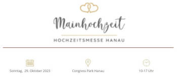 Mainhochzeit Hanau 2024