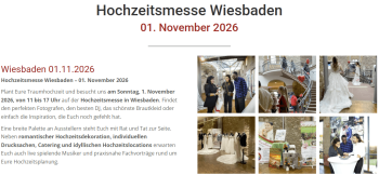 Hochzeitsmesse Wiesbaden